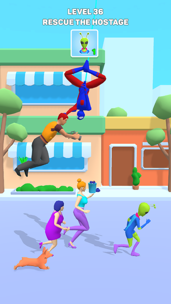 Super Hero Guy - Gameplay image of android game
