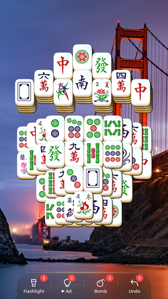Mahjong Classic: Puzzle game - Gameplay image of android game