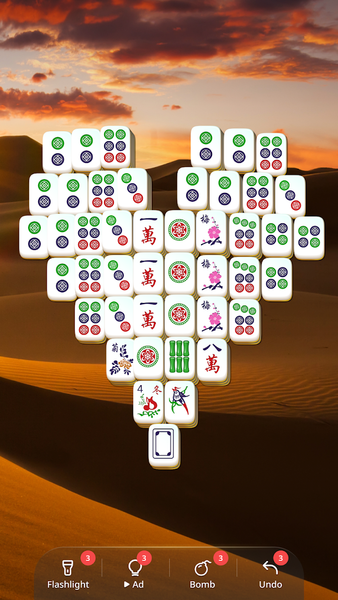 Mahjong Classic: Puzzle game - Gameplay image of android game
