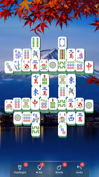 Mahjong Classic: Puzzle game - Gameplay image of android game