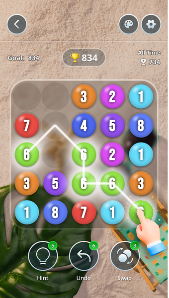 Merge Bubble: Puzzle game - Gameplay image of android game