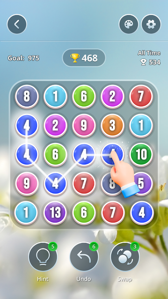 Merge Bubble: Puzzle game - Gameplay image of android game