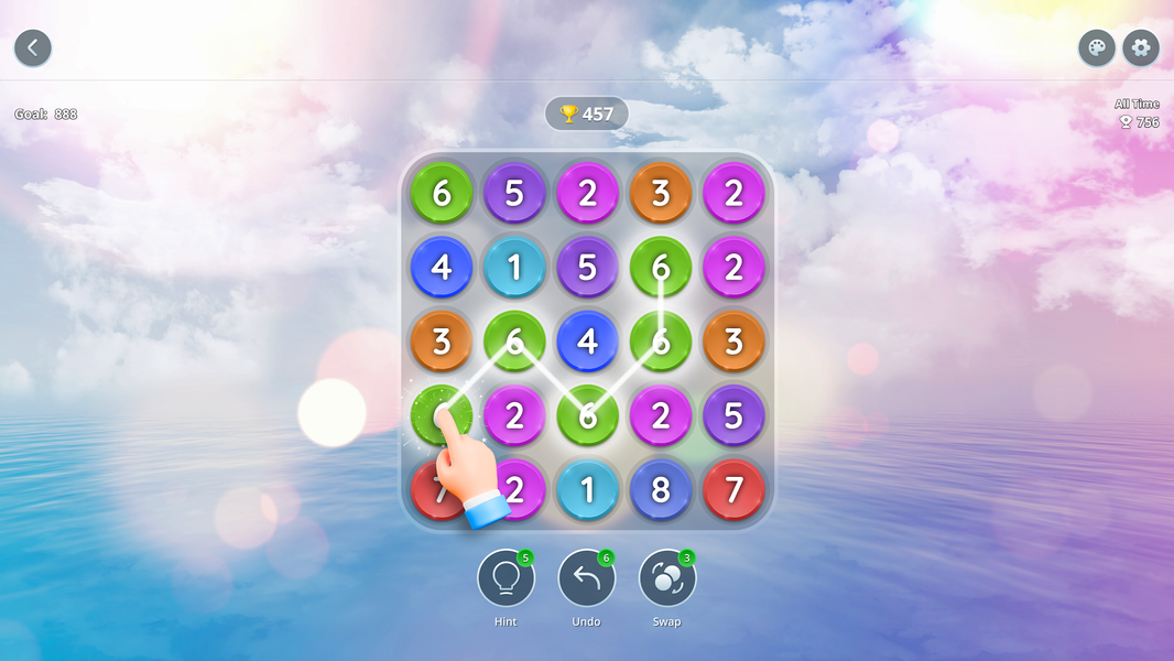 Merge Bubble: Puzzle game - Gameplay image of android game