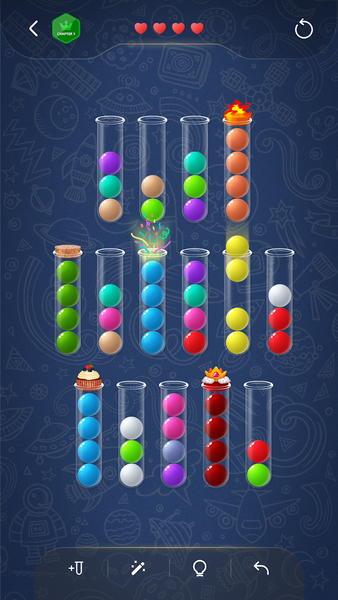 Ball Sort : Puzzle game - Gameplay image of android game