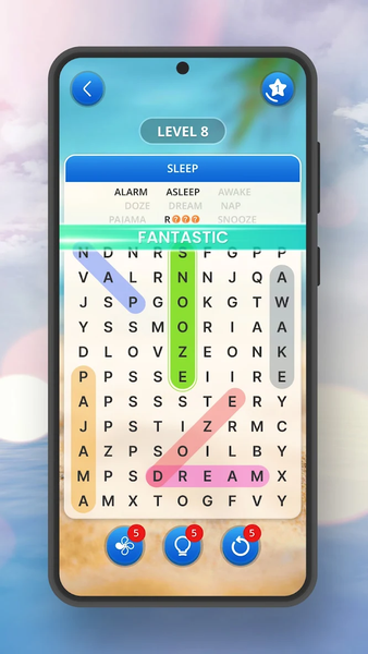 Word Search - Word Puzzle Game - Gameplay image of android game