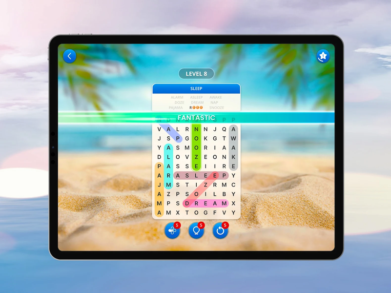 Word Search - Word Puzzle Game - Gameplay image of android game