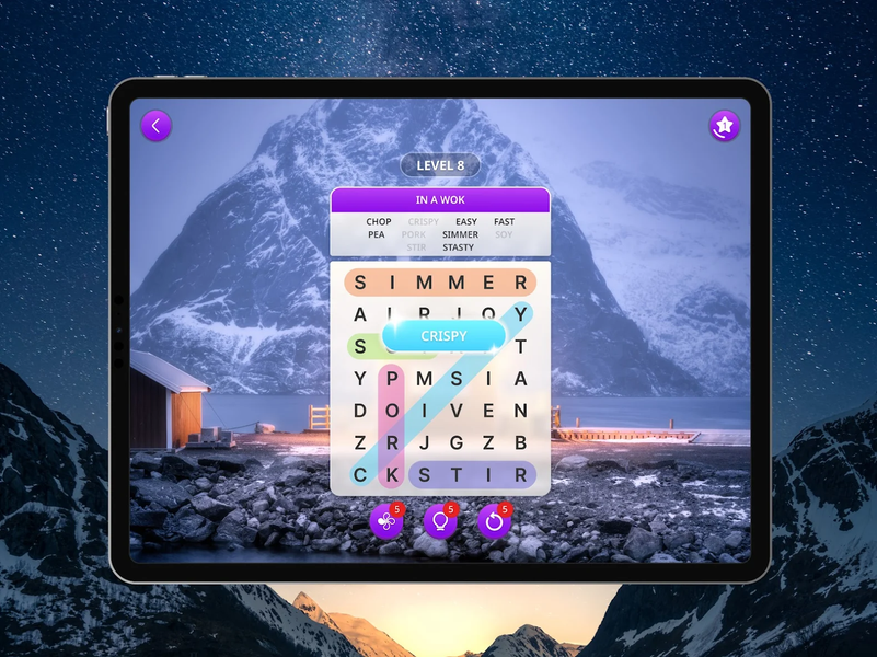 Word Search - Word Puzzle Game - Gameplay image of android game