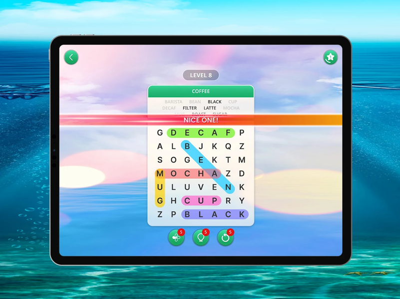 Word Search - Word Puzzle Game - Gameplay image of android game