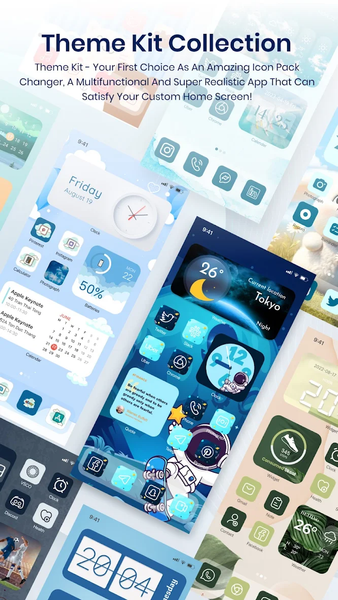 YoTheme: Themes, Icons, Widget - عکس برنامه موبایلی اندروید