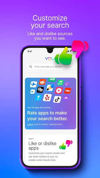 You.com - Enterprise grade AI - عکس برنامه موبایلی اندروید