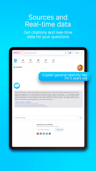 You.com - Enterprise grade AI - عکس برنامه موبایلی اندروید