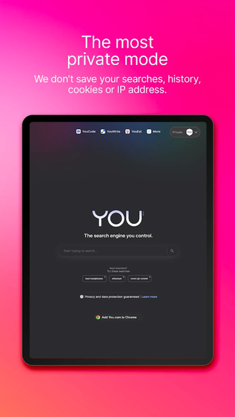 You.com - Enterprise grade AI - عکس برنامه موبایلی اندروید