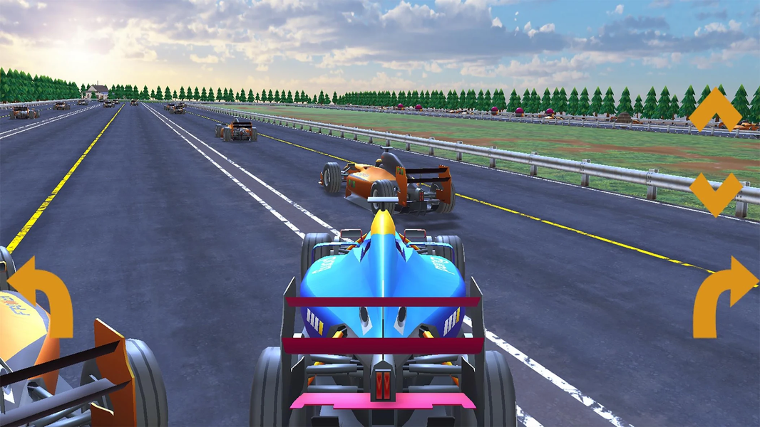 Racing Collision - Gameplay image of android game