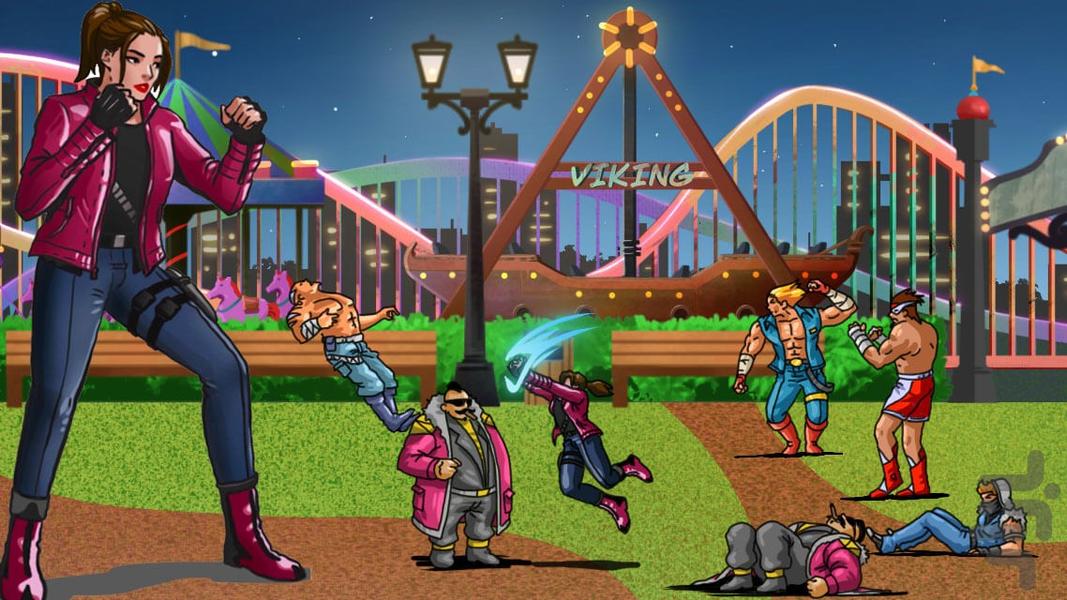 بازی شورش در شهر و کشتی جنگی رزمی - عکس بازی موبایلی اندروید