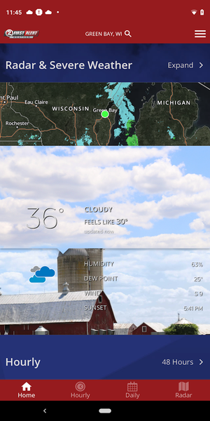 WBAY First Alert Weather - Image screenshot of android app