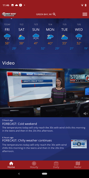 WBAY First Alert Weather - Image screenshot of android app