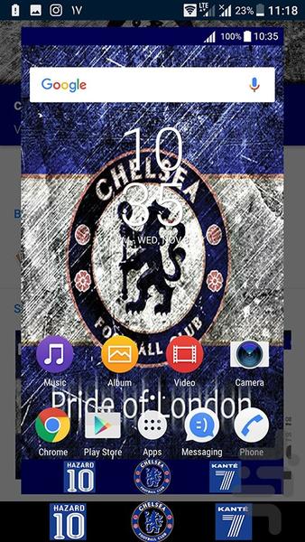 chelsea theme - Image screenshot of android app