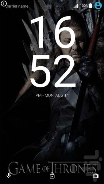 theme game of thrones(unofficial) - Image screenshot of android app