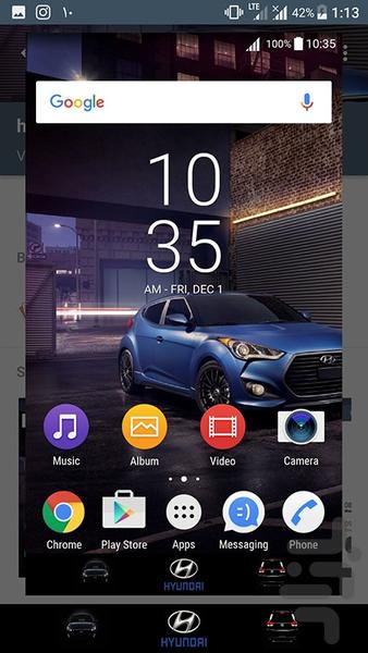 hyundai theme - Image screenshot of android app