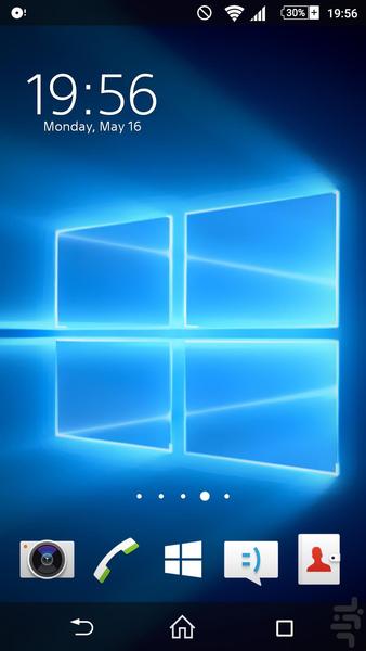 تم ویندوز 10 سونی - عکس برنامه موبایلی اندروید