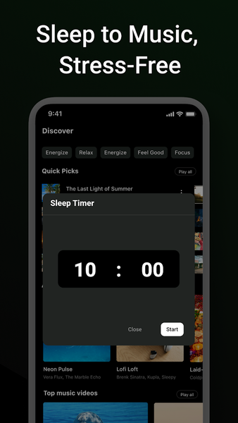Offline Music, Music Player - عکس برنامه موبایلی اندروید