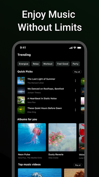 Offline Music, Music Player - Image screenshot of android app
