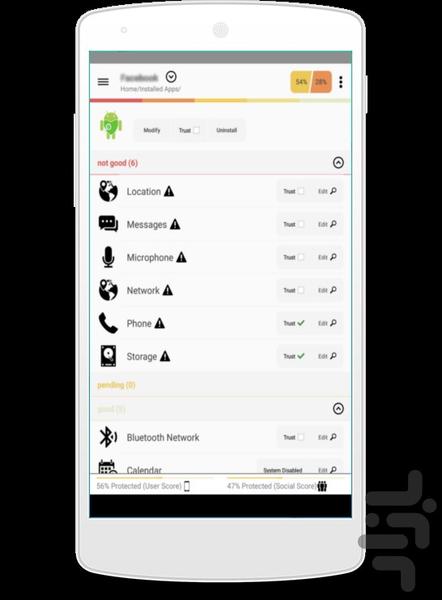 Protektoid, secure your device - Image screenshot of android app