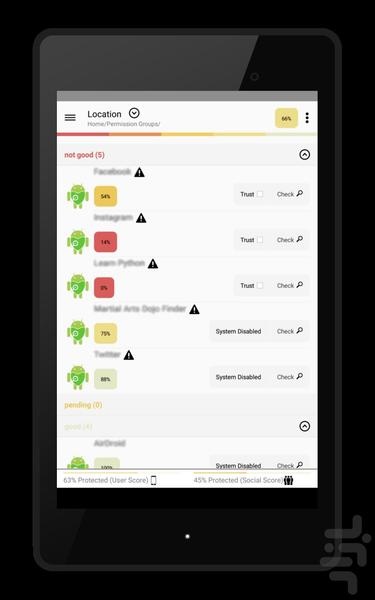 Protektoid, secure your device - Image screenshot of android app