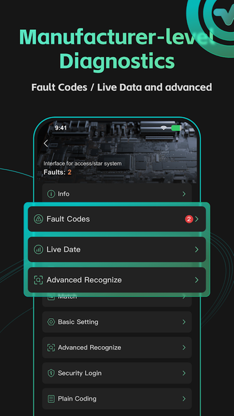 MotorSure PAG Car Diagnostics - Image screenshot of android app