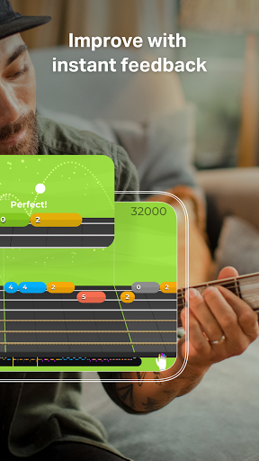 Yousician: Learn Guitar & Bass - عکس برنامه موبایلی اندروید