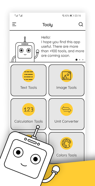 Tooly - Tiny Tools Collection - عکس برنامه موبایلی اندروید