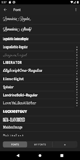 Phonto - Text on Photos - Image screenshot of android app