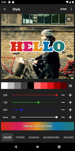Phonto - Text on Photos - Image screenshot of android app