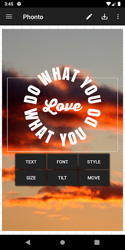 Phonto - Text on Photos - Image screenshot of android app