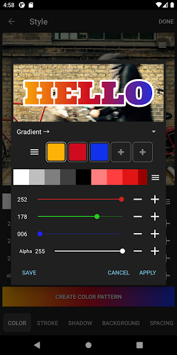 Phonto - Text on Photos - Image screenshot of android app