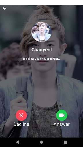 EXO Chanyeol : Fake chat - fak - Image screenshot of android app