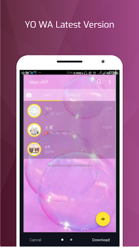 YO Whats plus V16 2021 - Image screenshot of android app