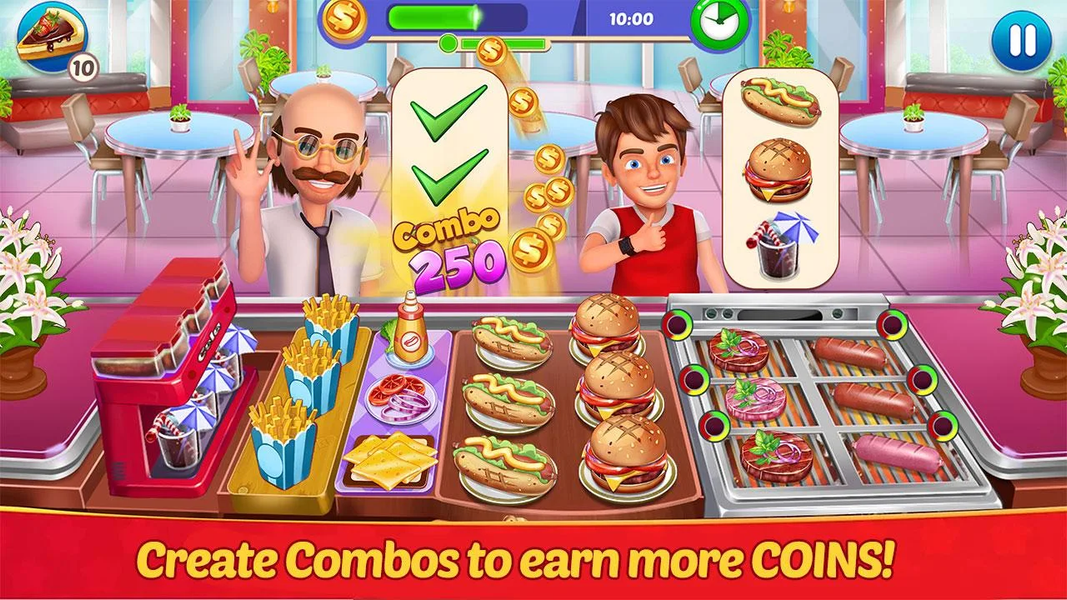 Restaurant Chef Cooking Games - Gameplay image of android game