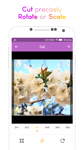 9 Cut Grids for Instagram - Image screenshot of android app