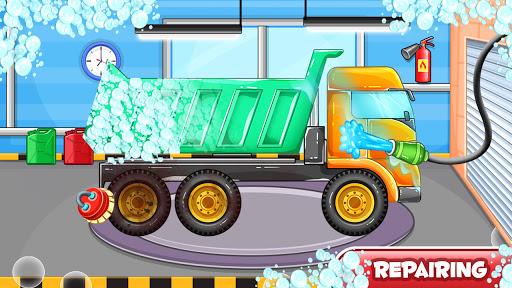 Truck Wash Games Kids Car Wash - عکس بازی موبایلی اندروید