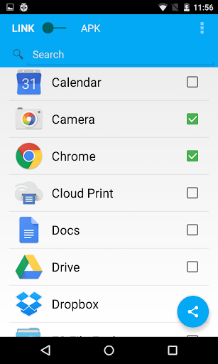 MyAppSharer - انتقال برنامه - عکس برنامه موبایلی اندروید
