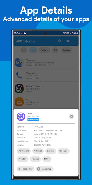 App APK Extractor & Analyzer - Image screenshot of android app