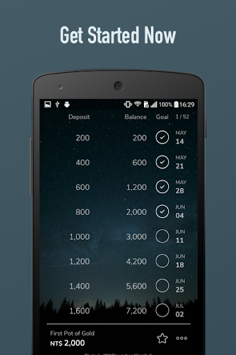 52 Weeks Money Challenge - Image screenshot of android app