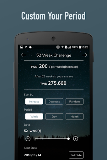 52 Weeks Money Challenge - Image screenshot of android app