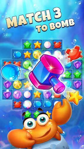 Fish Crush 2 - Match 3 Puzzle - Gameplay image of android game
