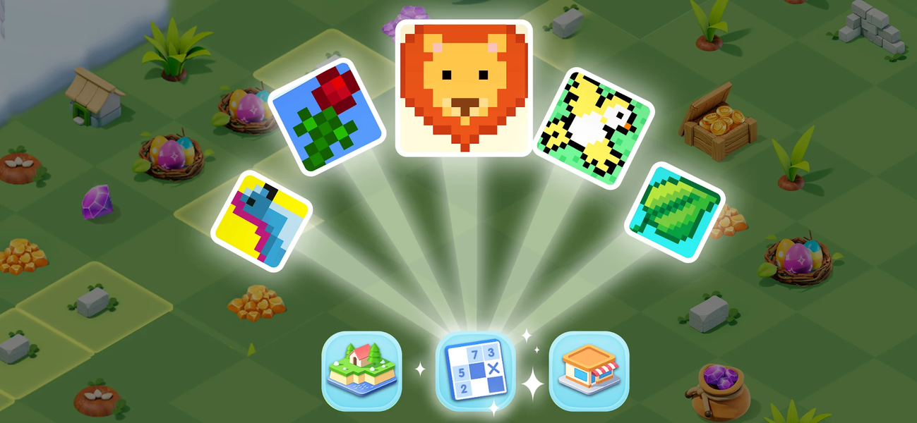 Nonogram Puzzle - Elf Island - Gameplay image of android game