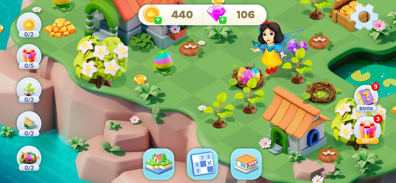 Nonogram Puzzle - Elf Island - Gameplay image of android game