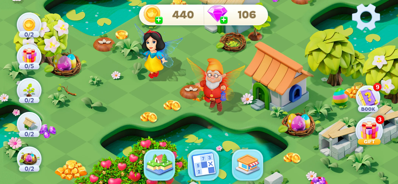 Nonogram Puzzle - Elf Island - Gameplay image of android game