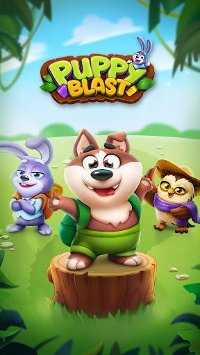 Puppy Blast™️ - pets puzzle adventure - Gameplay image of android game