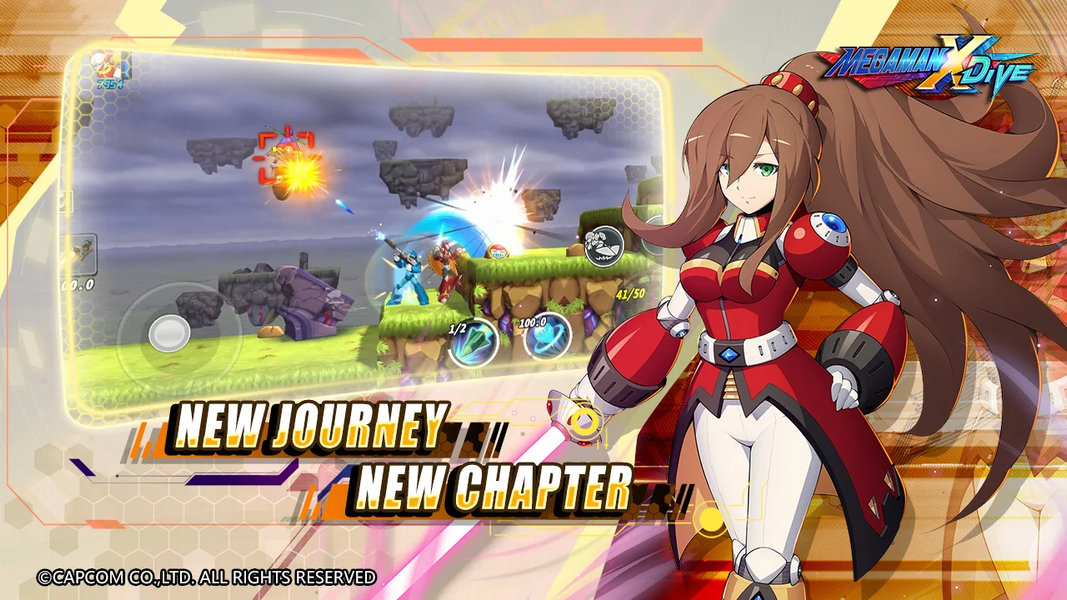 MEGA MAN X DiVE - MOBILE - عکس بازی موبایلی اندروید